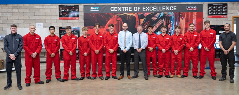 group photo of apprentices at wec engineering academy