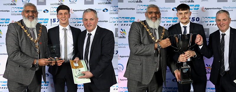 WEC Group Apprentices at awards ceremony