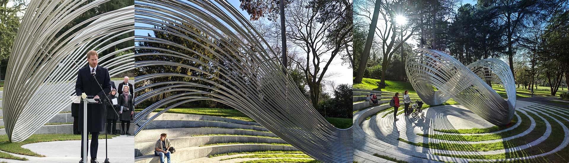 Infinite Wave Sculpture - Sousse and Bardo Memorial