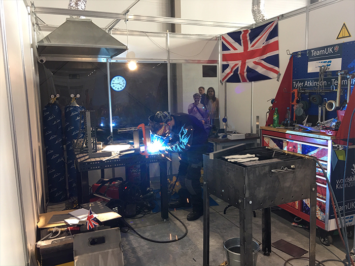 Tyler at WorldSkills, Kazam
