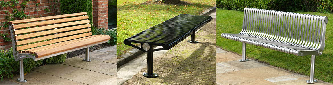 outdoor seats and benches