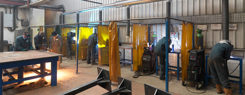 WEC Group Training Academy Apprentices in workshop