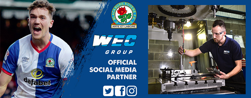 Blackburn Rovers social media partner banner image