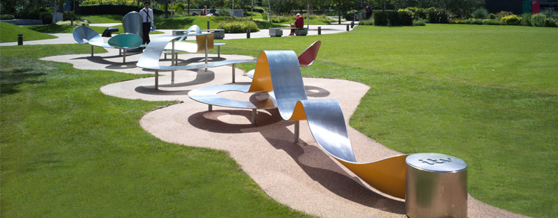 ITV sculptural seating