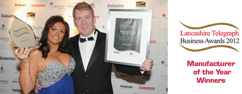 Wayne and Maxine Wild at Lancashire Telegraph Awards