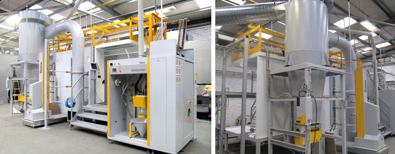 Gema powder coating plant