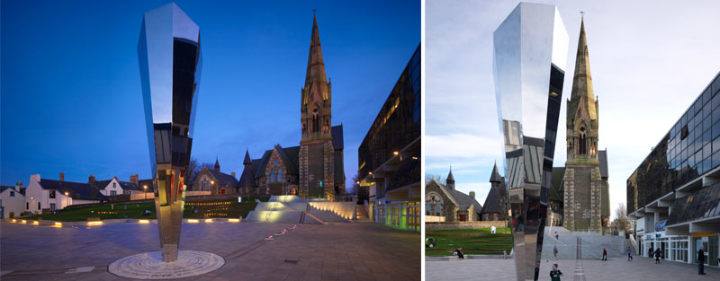 Irvine Trinity Mirror Sculpture