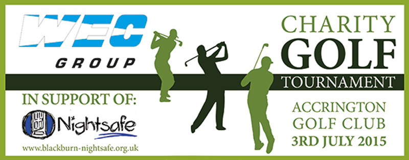 WEC Group charity golf day 2015 banner